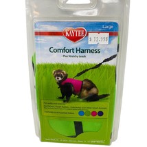 Kaytee Comfort Harness & Stretchy Leash size: Large green for small animals - $7.91