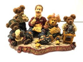 Boyds Bears Bearstone 5th Anniversary Work is Love Limited Edition Figurine - $39.60