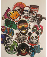 Skulls 50pcs Stickers Vinyl Snowboard Skateboard laptop DECALS - £7.24 GBP