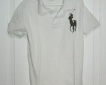 Polo Ralph Lauren Big Pony Number 3 Embroidery Kids Lt Blue Shirt Sz Boy... - £19.75 GBP