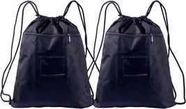 Backpack Bulk 2Pcs Draw String Bags DIY Gym Sports Traveling Yoga basketball foo - £25.76 GBP