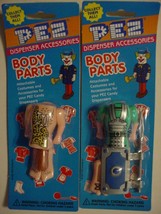 Pez Body Parts-Caveman and Roman-Mint on card-factory direct - $25.00