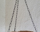 Plant Hanging Black Wire Baskets w Coconut Fiber Liners 10”D x 21”H - £7.11 GBP
