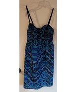 Womens XS Xhilaration Multicolor Adjustable Strap Tank Nightie Nightgown - $18.81