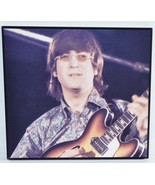 Vintage Laminated Photo Print Souvenir THE BEATLES John Lennon 41/2&quot; x 4... - £9.47 GBP