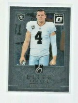 Derek Carr (Oakland) 2018 Panini Donruss Optic Elite Series Insert Card #ES-DC - £3.97 GBP