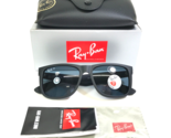 Ray-Ban Sunglasses RB4165 JUSTIN 622/2V Matte Black Rubberized Polarized... - $93.28