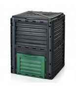 80-Gallon Outdoor Composter with Large Openable Lid and Bottom Exit Door... - £95.59 GBP
