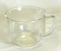 Oversized Cup Mug Clear Glass Coffee Tea Beverage Soup 14 oz. - £11.89 GBP