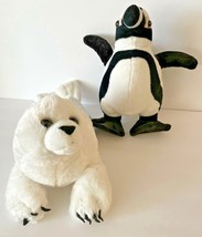 Wild Republic Black Footed Penguin and White Seal Plush Lot 2 - £12.41 GBP