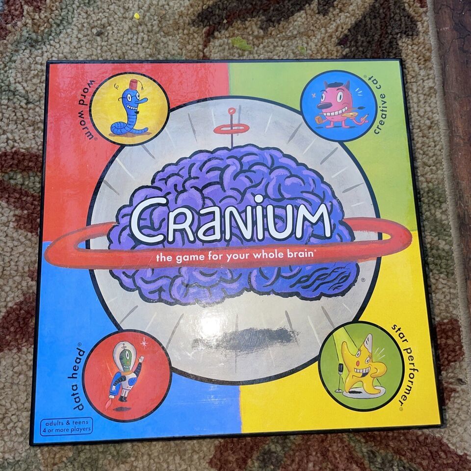 Cranium The Game For Your Whole Brain 1998 Outrageous Board All Parts Included - £13.93 GBP