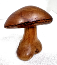 MCM Natural Wood Knot Mushroom 3.5 Inch Tall Hand Made - $513.53 MXN