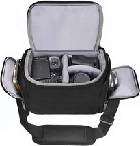 Cwatcun Shoulder Camera Bag Water Resistant Camera Bag Case for Nikon Canon Sony - $44.99