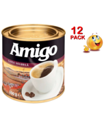 12 PACK - AMIGO INSTANT COFFEE in TIN 12 x 100g Case Made in Brasil - $59.39