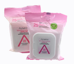 Almay Micellar Water Makeup Remover Cleansing Towelettes   25 Count/2pk - £10.11 GBP