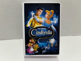 Disney Movie VHS Replica Mini Case display/character-Figure Cinderella F... - £6.59 GBP