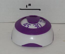 Goliath Googly Eyes Board Game Replacement Timer Purple White Piece Part - $3.92