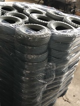 2 pcs Cheng Shin 4.10/3.50-6 C178 Gray Pneumatic Tire for Mobility Scooters image 2
