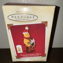 PIGLET&#39;S FIRST RIDE Hallmark Keepsake Ornament Classic Winnie the Pooh 2... - $12.86