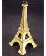 Brass Eiffel Tower Figurine By Restoration Hardware 4.5&quot; x 2.5&quot; Made in ... - $13.16 CAD