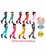 Coloured Stockings 40 Denier Opaque Medium, Large, XL NEW - Super soft - $154.19 MXN