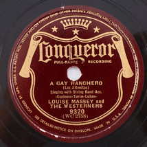 Louise Massey - South Of The Border  / A Gay Ranchero - Reissue 10&quot; 78 rpm 9320 - £32.71 GBP