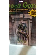 Grim Reaper Door Gore Cover Decoration Ghoul Skeleton Halloween Haunted 65” - £7.90 GBP