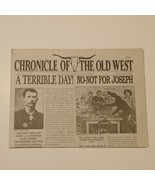 Chronicle of the Old West May 2008 A Terrible Day! , No Not for Joseph - $143.54 MXN