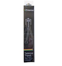 Polaroid Tabletop Tripod For Compact DigitaL Cameras &amp; Camcorders, Black - $6.88