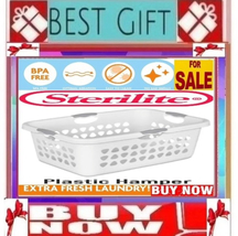 ✅?Sale⚠️??Sterilite Designer Hamper Ultra Laundry Basket???Buy Now??️ - £23.17 GBP