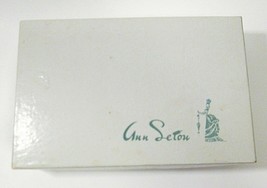 Vintage ANN SETON Something Blue Bridal Garter Box ( EMPTY) Satin Lined ... - £7.83 GBP