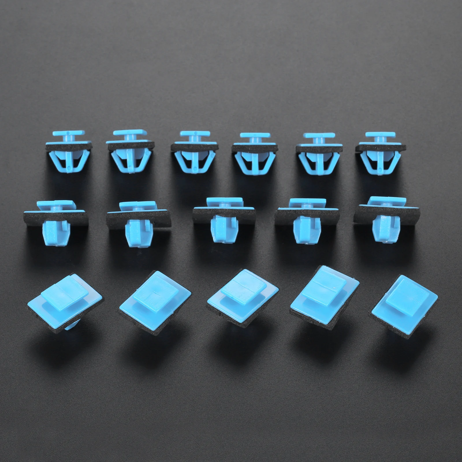 50Pcs Plastic Auto Fastener Car Side Moulding and Door Trim Clips for Hyundai - £10.49 GBP