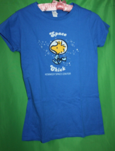 Kennedy Space Center Peanuts Woodstock Space Chick Gildan Blue T Shirt M... - $29.69