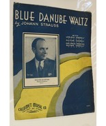 Vintage Blue Danube Waltz Sheet Music 1935 - $4.94