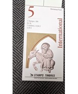 Canada  Christmas 1995 international Book of 5- 90¢  MNH #1587  Sculpture - $5.75 CAD