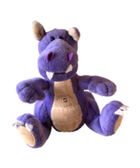 Peponi Fat Dragons Sidney Purple Plush Toy OLC Vintage 1991 - $19.40