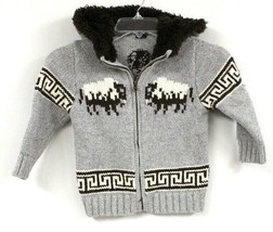 Baby Gap Buffalo Bison Full Zip Wool Blend Sweater Girl Boy size Toddler 4yr - $61.48