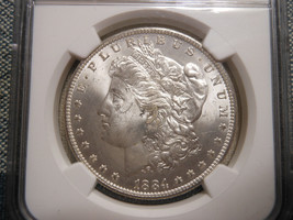 Ngc MS64+ 1884-O Morgan 90% Silver Dollar - Bu - £118.03 GBP