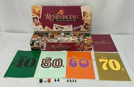 Vintage REMINISCING Board Game Remembering the 1940s through 1970s 1989 - £14.52 GBP