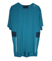 Lululemon Lightweight Workout T-Shirt Tee Blue Two-Tone Reflective Men&#39;s Size XL - £17.73 GBP