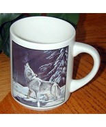 HOWLING WOLF by Cyndi Nelson 1988 Design MUG - £15.48 GBP