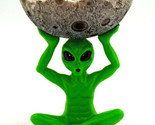 Alien Holding Moon 3181 Catchall Bowl Ashtray Cone Incense Burner 5&quot; H - £21.02 GBP