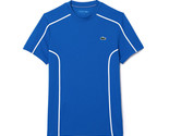 Lacoste Line Point T-Shirts Men&#39;s Tennis Tee Sports Casual Blue NWT TH75... - $92.61