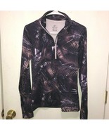 Nike Womens Pro Warm Top 1/2 Zip Running Fitness 835618 SZ Small Purple ... - €15,27 EUR