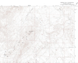 Morgan Hill, Nevada 1982 Vintage USGS Topo Map 7.5 Quadrangle with Markings - £14.39 GBP