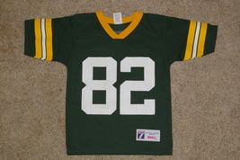 Vintage Green Bay Packers # 82 Beebe Logo7 Jersey Youth S (8)  - £23.59 GBP