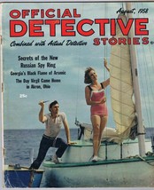 ORIGINAL Vintage August 1958 Official Detective Stories Magazine GGA Swimsuit - £39.14 GBP