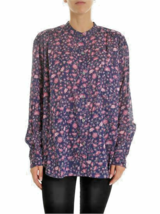 Isabel Marant Etoile Women&#39;s Mexika Floral Printed Blouse Tunic Shirt Top L 38 - £88.56 GBP