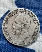 Sweden 2. krone 1897 - £48.25 GBP