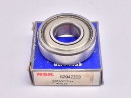 New Nsk 6204ZZC3 Ball Bearing 20MM Bore - £7.90 GBP